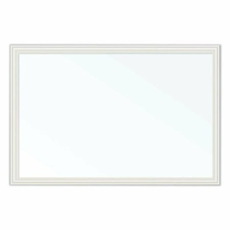 PEN2PAPER UBR 30 x 20 in. Magnetic Dry Erase Board with Decor Frame, White PE3213511